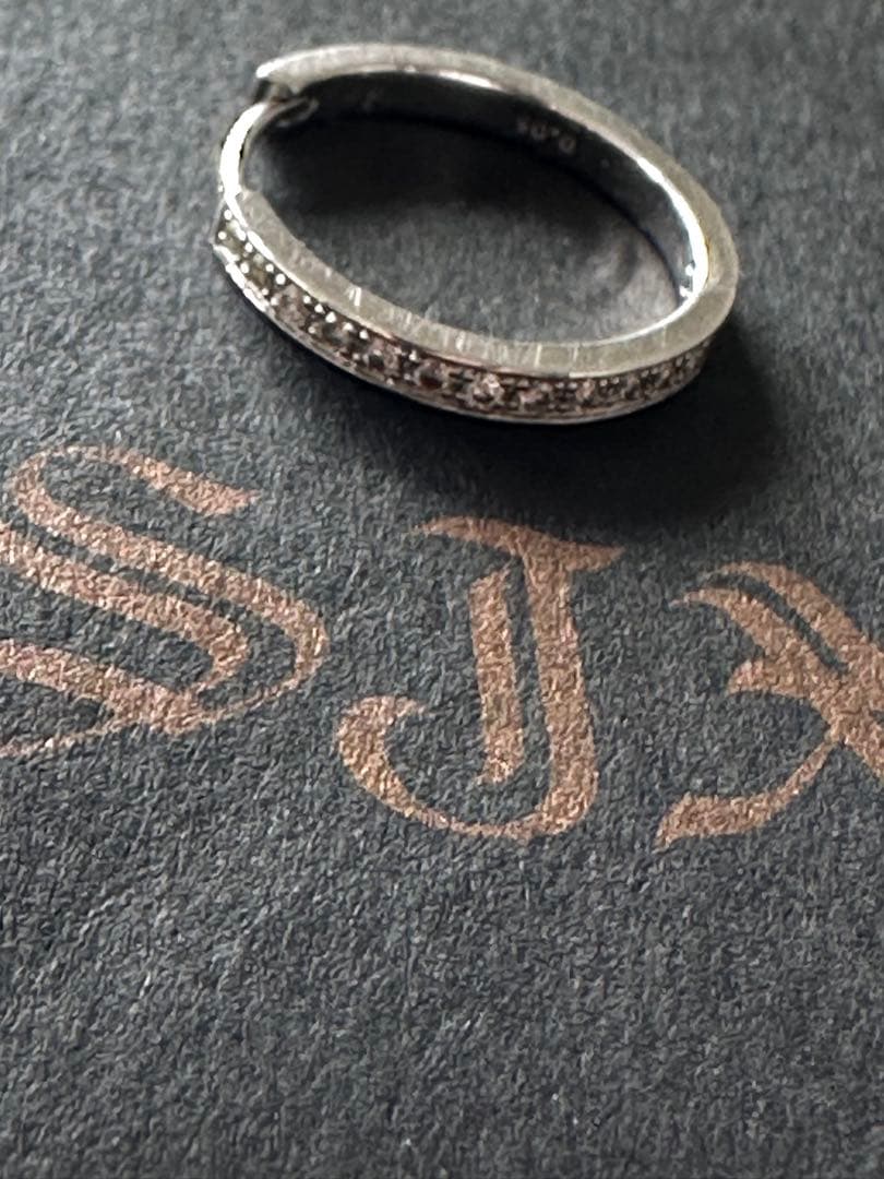 SJX W CLICK HOOP PIERCED (L) K10 ダイヤ0.05