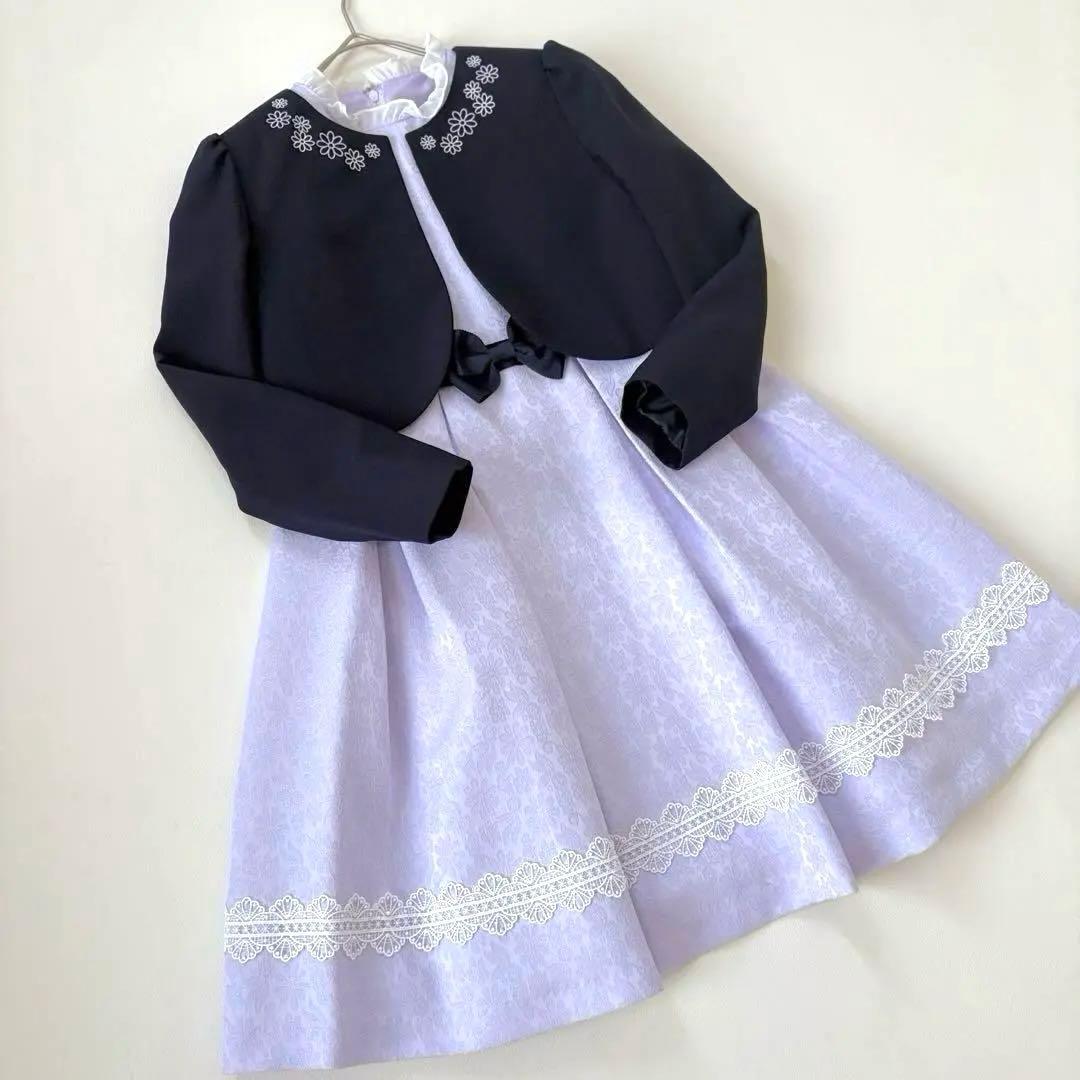 waltz by BEAMS DESIGN フォーマル130ジャガードラベンダー