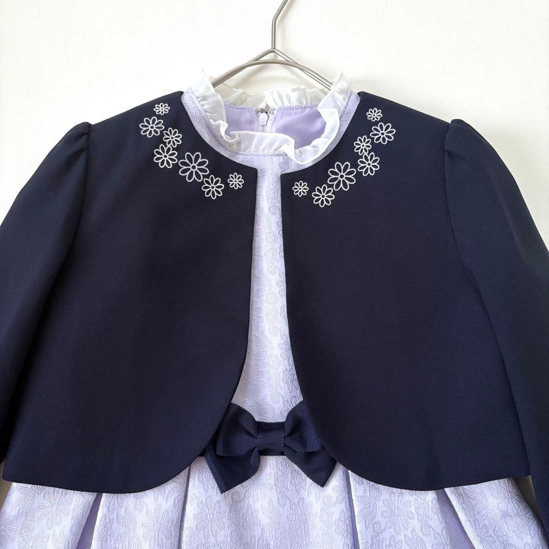 waltz by BEAMS DESIGN フォーマル130ジャガードラベンダー