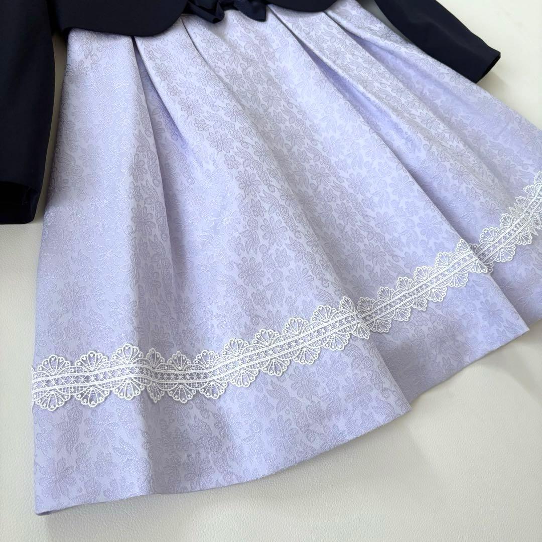 waltz by BEAMS DESIGN フォーマル130ジャガードラベンダー