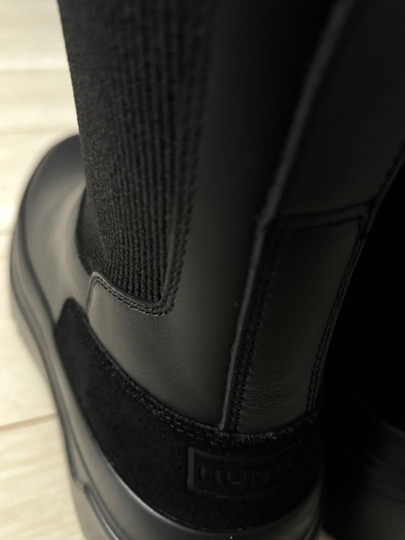 HUNTER レディース ブーツ-ブラック