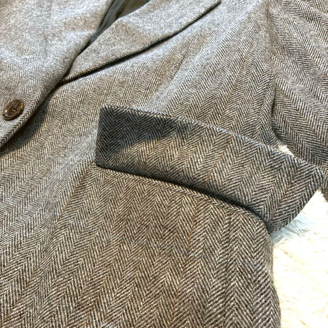 【cha.】WhimGazette ヘリンボーンテーラードジャケット