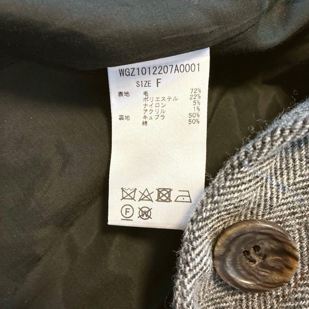 【cha.】WhimGazette ヘリンボーンテーラードジャケット