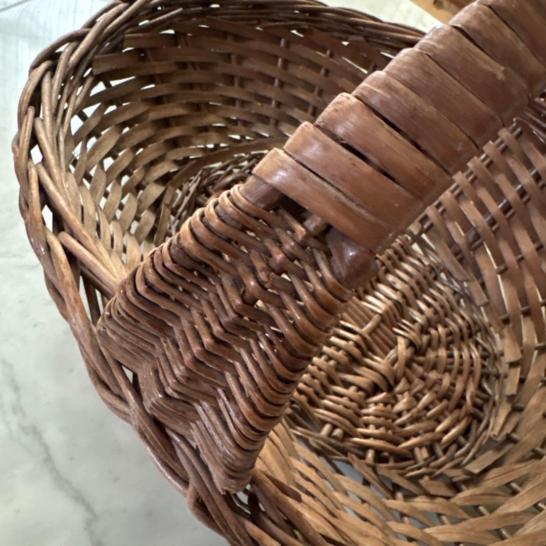 フランス　アンティーク　パニエ　カゴ　バスケット