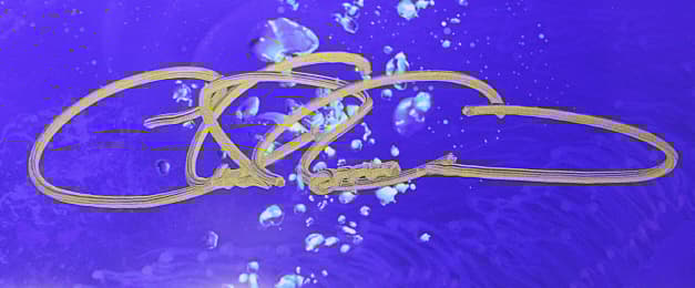 ラッセン【プレシャスラブ（L)】大版 手彩色 ラッセングラフ