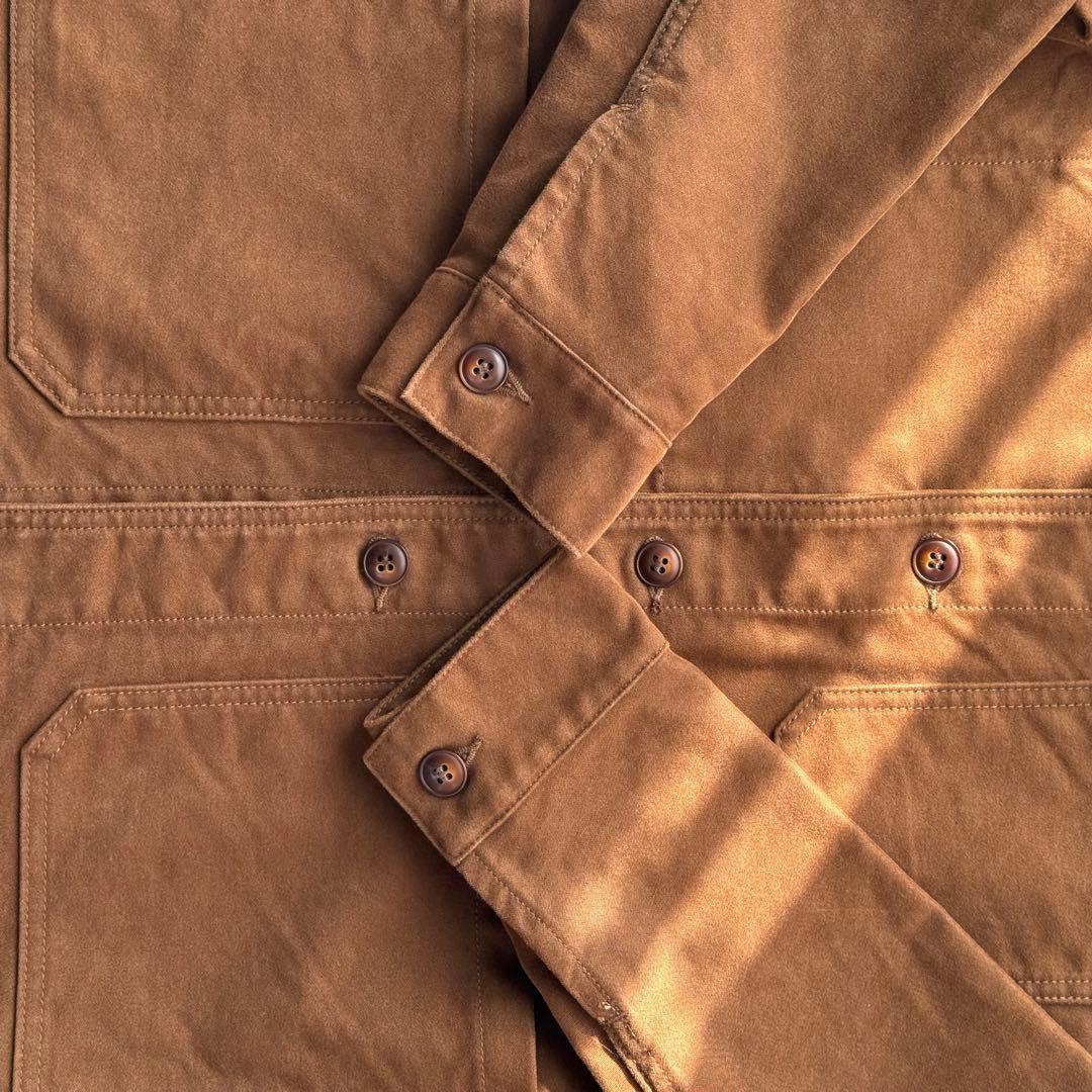 ブラウン コットン カバーオール