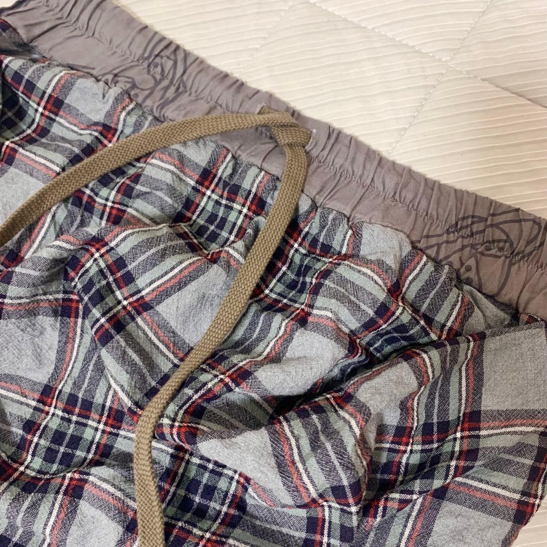 Vivienne Westwood MAN チェック ティルケトラウザー