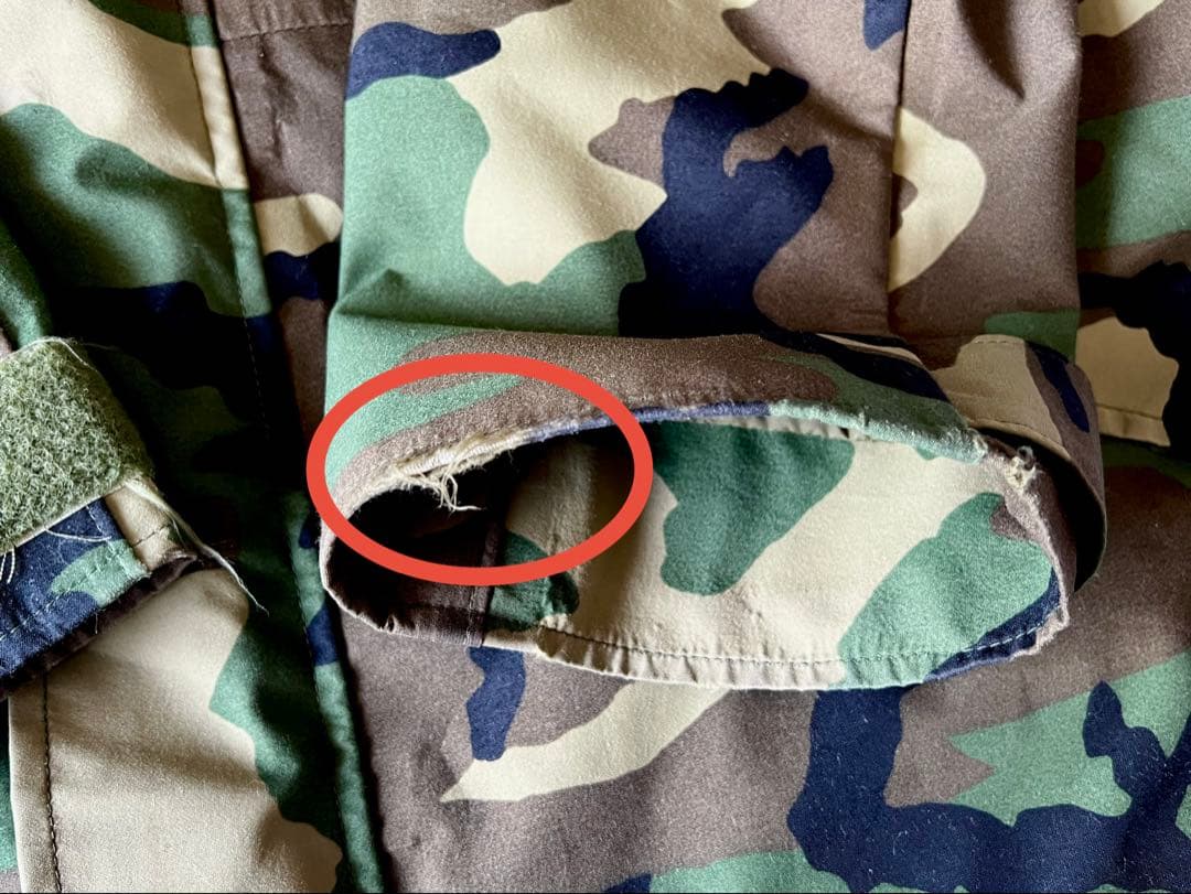 米軍実物 ECWCS ゴアテックスパーカー Gen1 後期 L-R 96年製