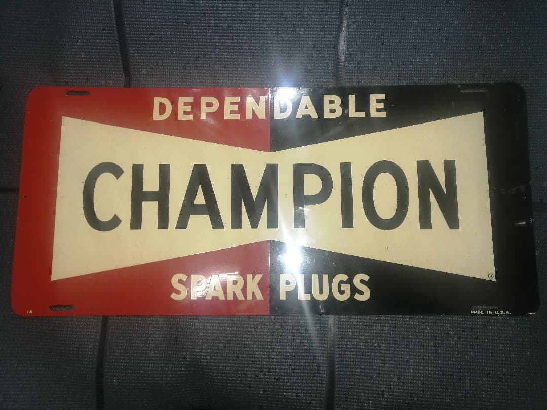 チャンピオン　プラグ　 ヴィンテージサイン　看板