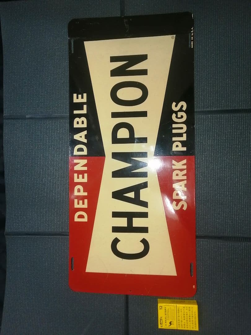 チャンピオン　プラグ　 ヴィンテージサイン　看板