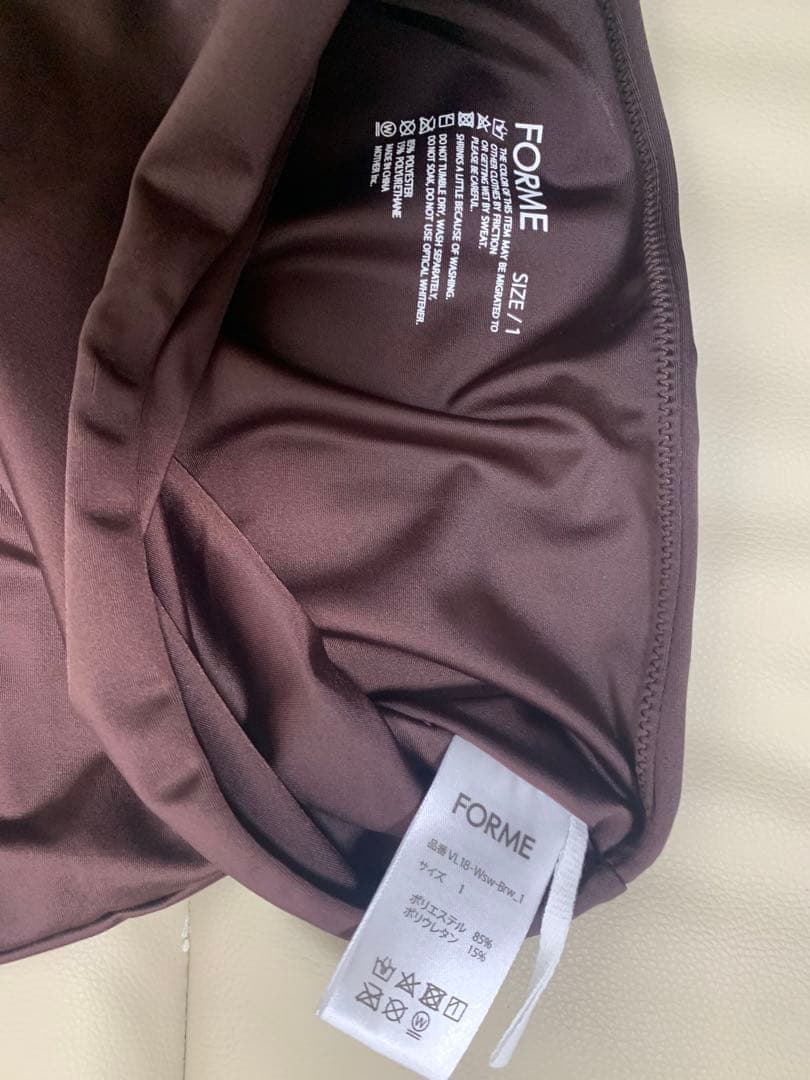 東原亜希FORME 水着 スイムウェア サイズ1 ブラウン