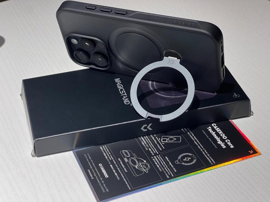 【2026最高傑作&定点360度回転】CASEKOO iPhone 16 用 m