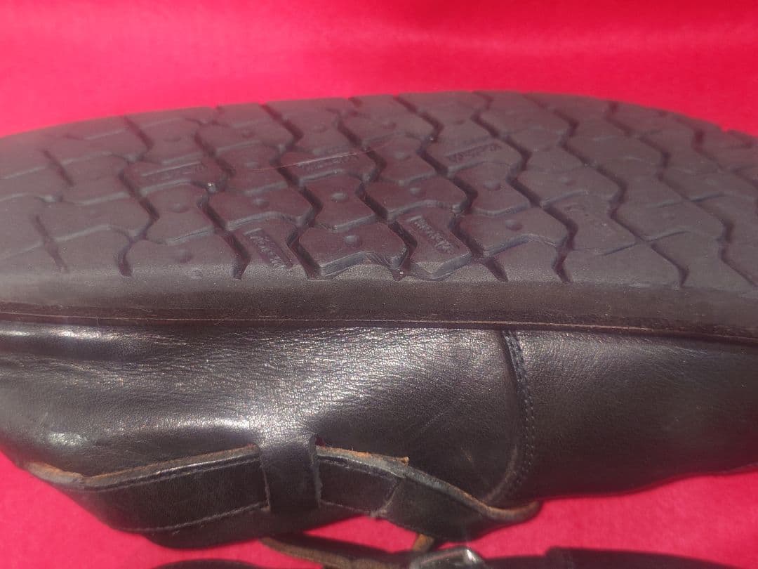 希少 RUDE GALLERY 艶革　レザー サボ サンダル シューズ 黒3