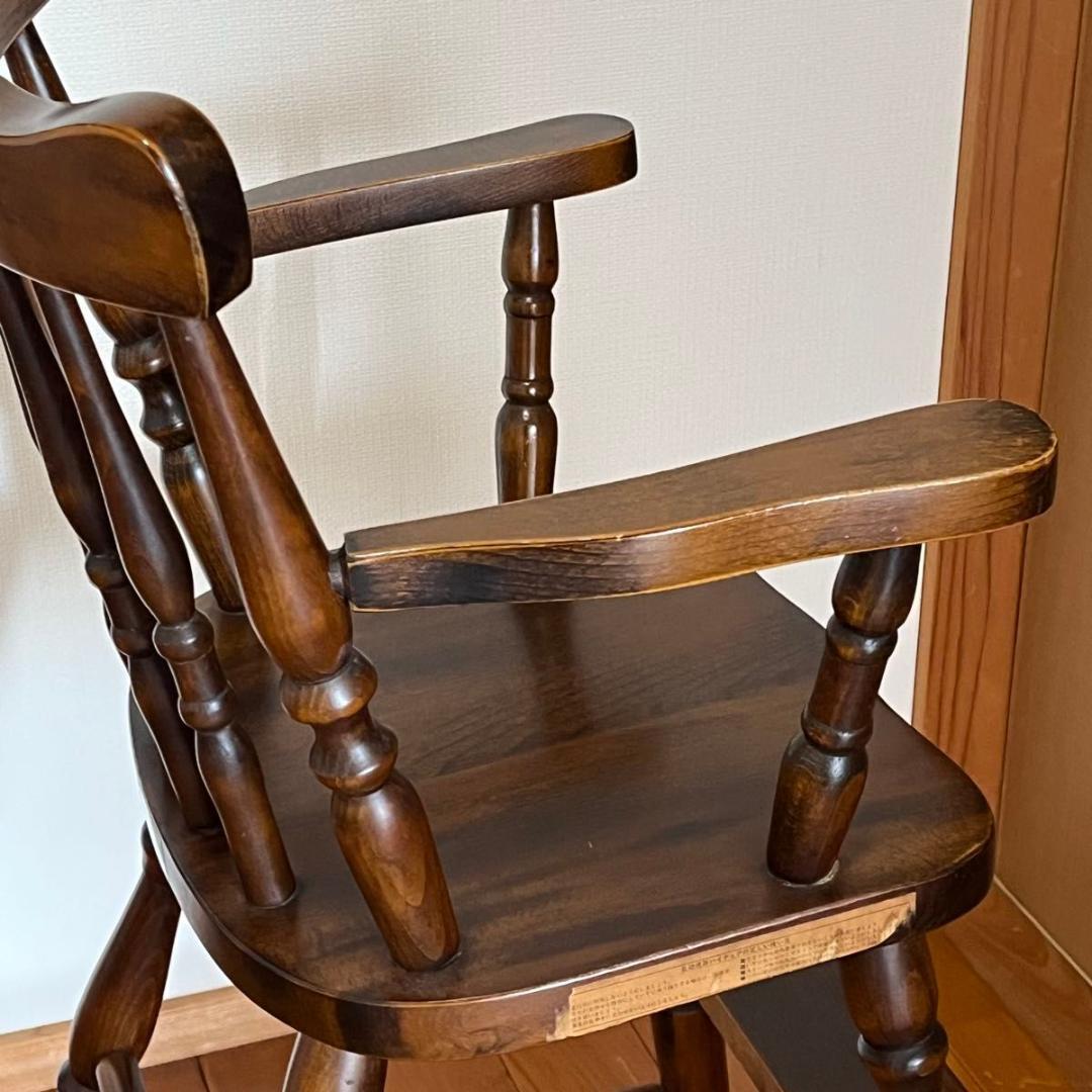 【美品】飛騨の家具 ヴィンテージ ハイチェア ベビーチェア