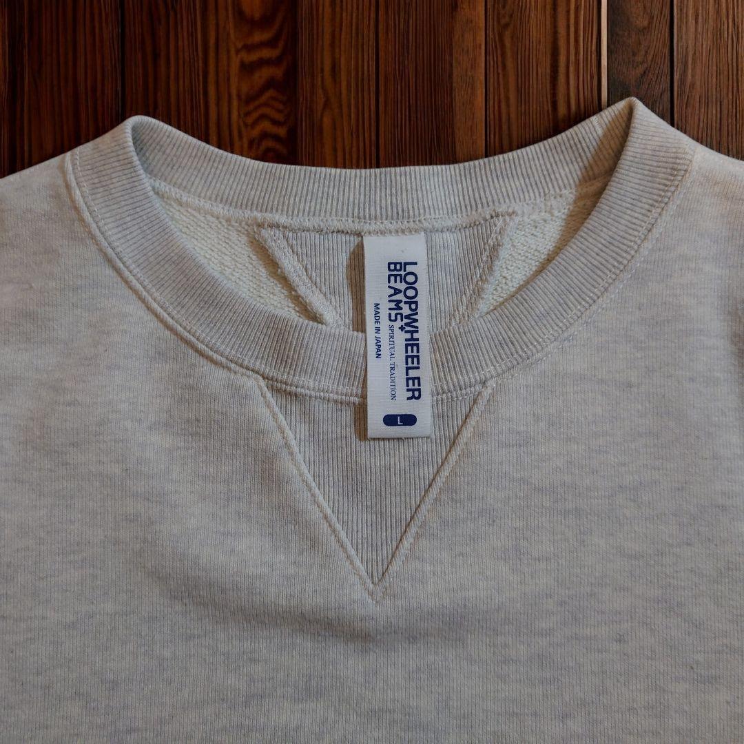 ループウィラー　ビームスプラス別注　スウェット　オートミール