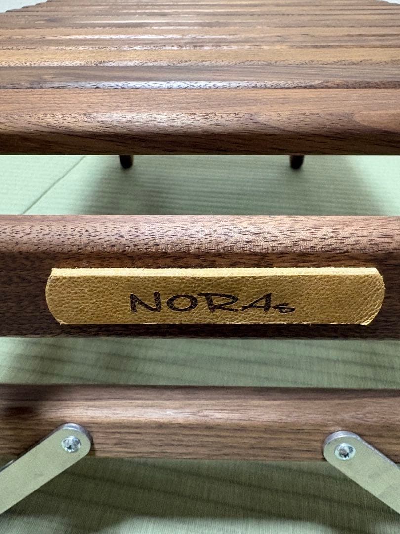 NORAs テーブル　type-B mini ウォールナット 収納袋