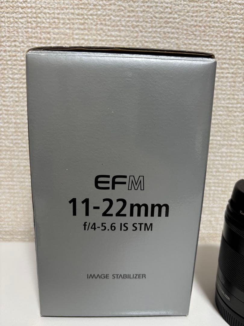 Canon EF-M 11-22mm F4-5.6 IS STM プロテクター付