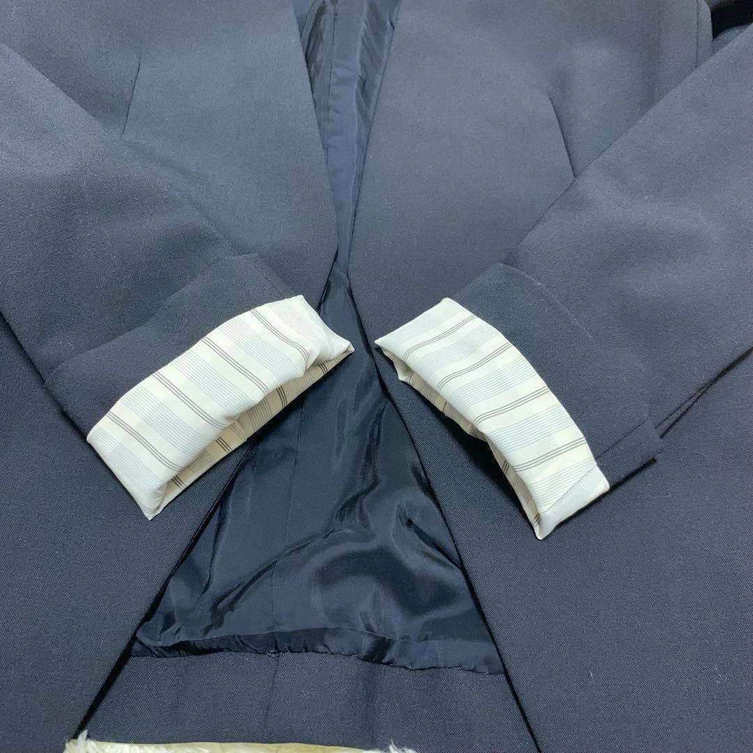 Theory ノーカラースーツ スカート 黒