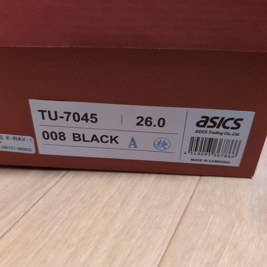 【新品未使用品】ASICS texcy luxe. 黒 ドレスシューズ　26cm