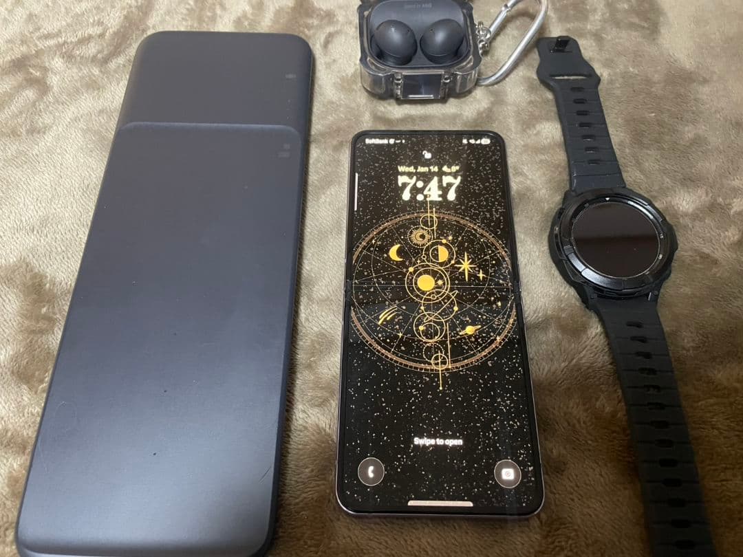 Samsung Galaxy Z Flip4 パープル 本体　セット