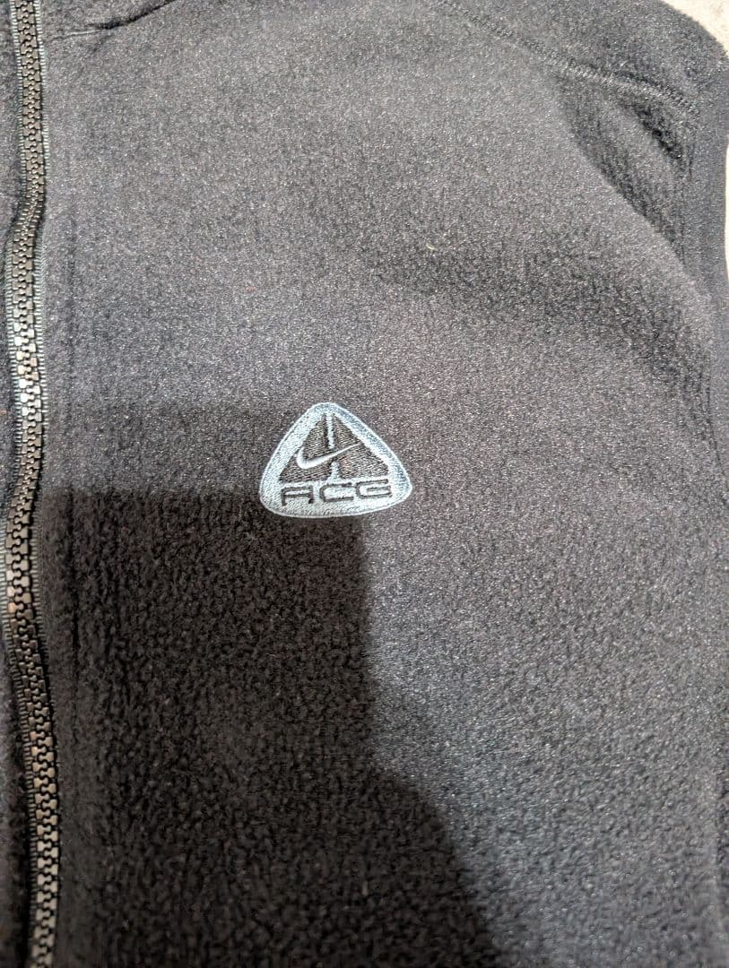 【旧タグ】Nike ACG フリースベスト S POLARTEC ブラック