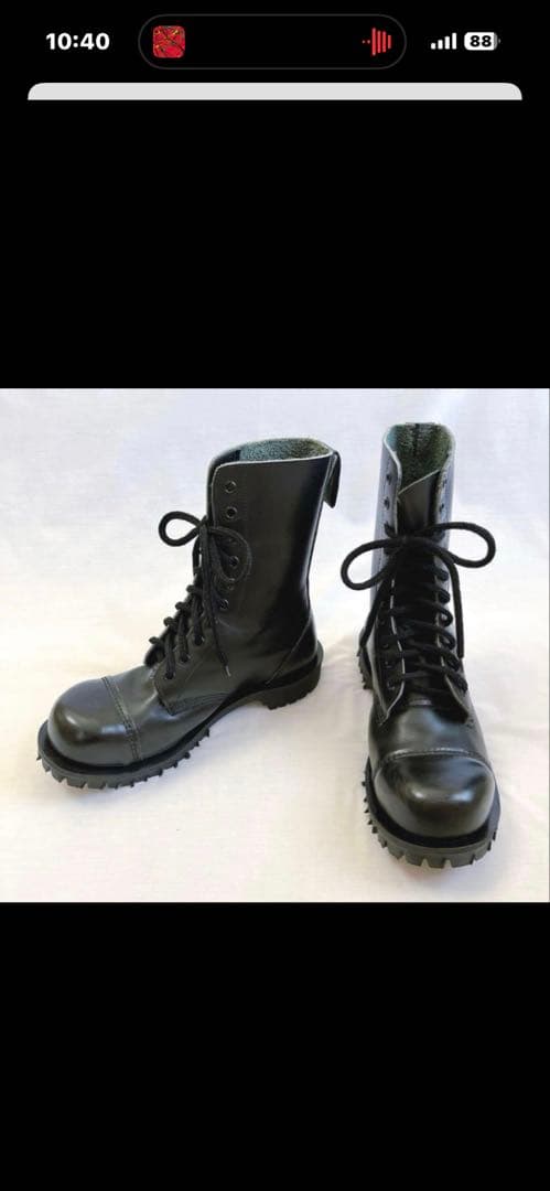 GETTA GRIP ブラックハイカットブーツ 24.0