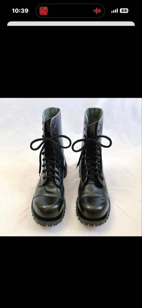 GETTA GRIP ブラックハイカットブーツ 24.0