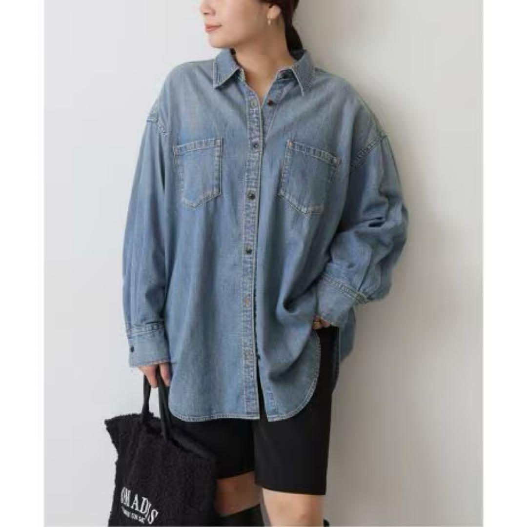 ジャーナルスタンダード　ライトオンスデニムシャツ　2024 ゆったりサイズ