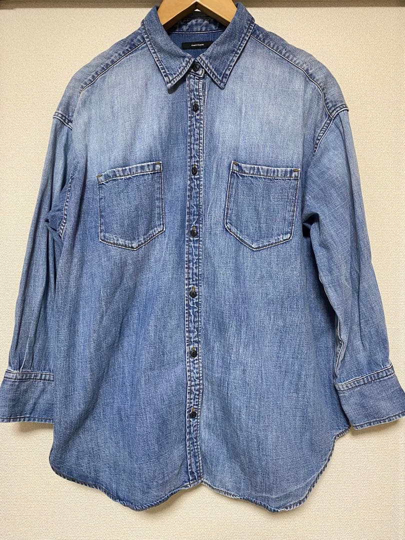 ジャーナルスタンダード　ライトオンスデニムシャツ　2024 ゆったりサイズ
