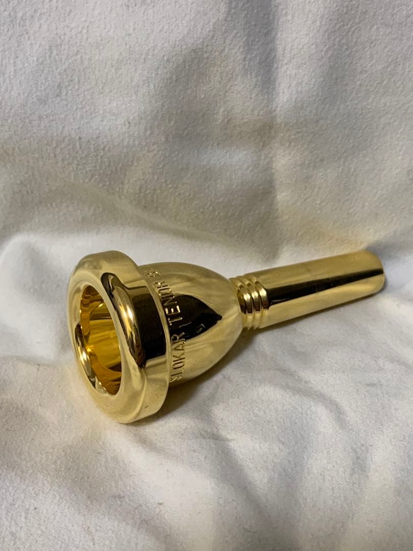 スローカーマウスピース　トロンボーン　金メッキ