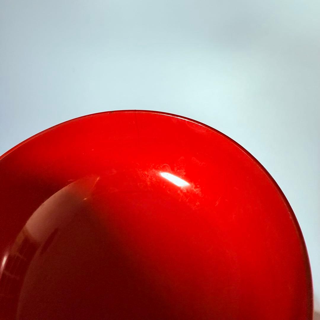 京漆器　蒔絵師　橘屋友七　絵替わり　「朱塗椀直物文様」　10客　漆器　共箱有り