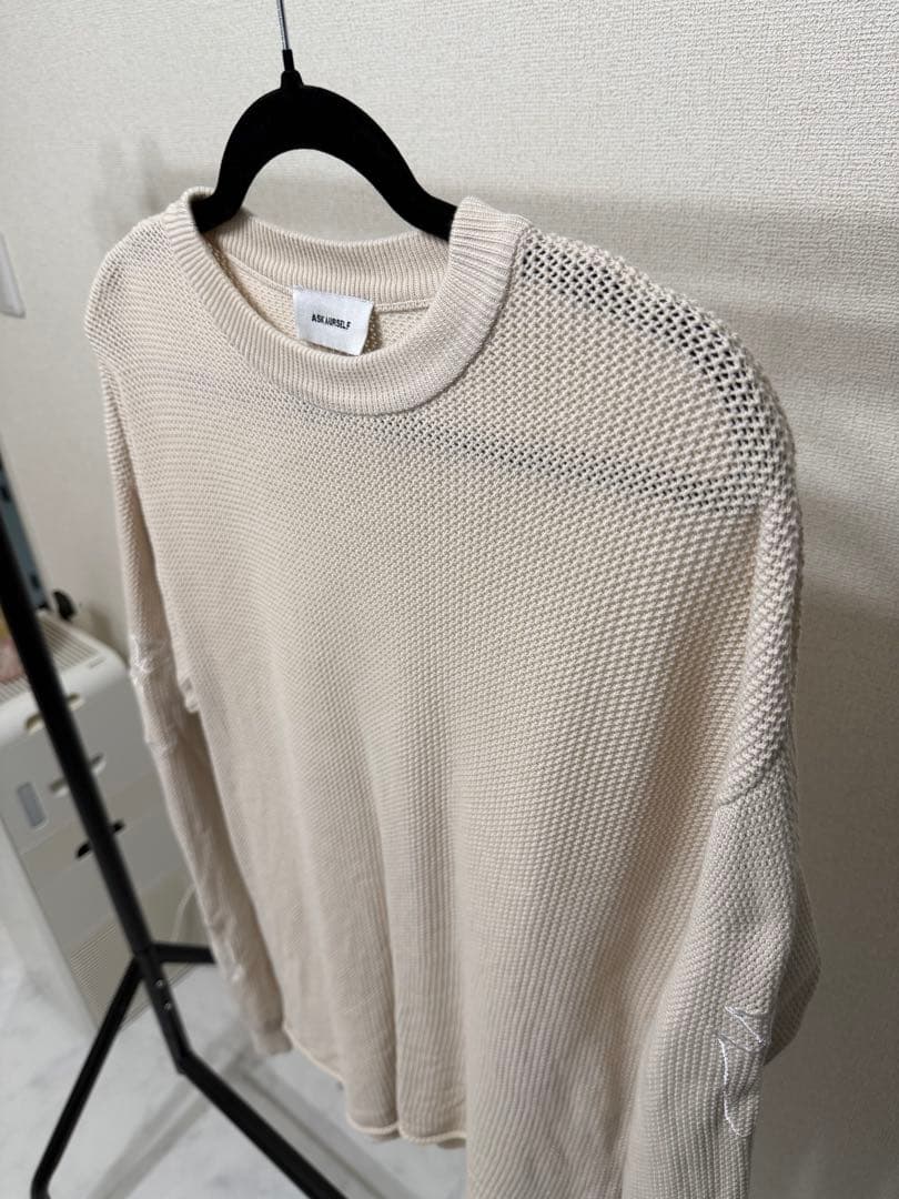 トップス RAW BANNED CROCHET CREW