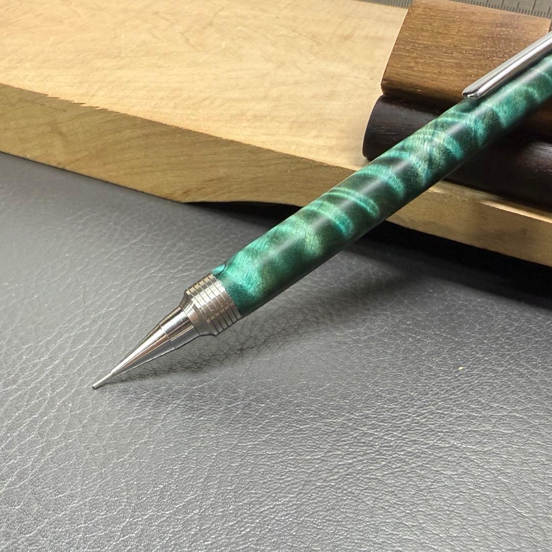 135栃トラ杢スタビ　PG-5用カスタム木軸　低重心Rグルーブ(溝)タイプステン