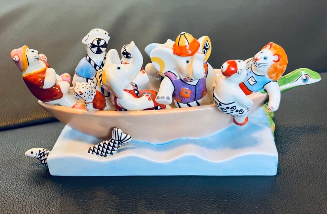 【美品】ビレロイ&ボッホ　ベネディクト　Benedikt Sport　置物　陶器