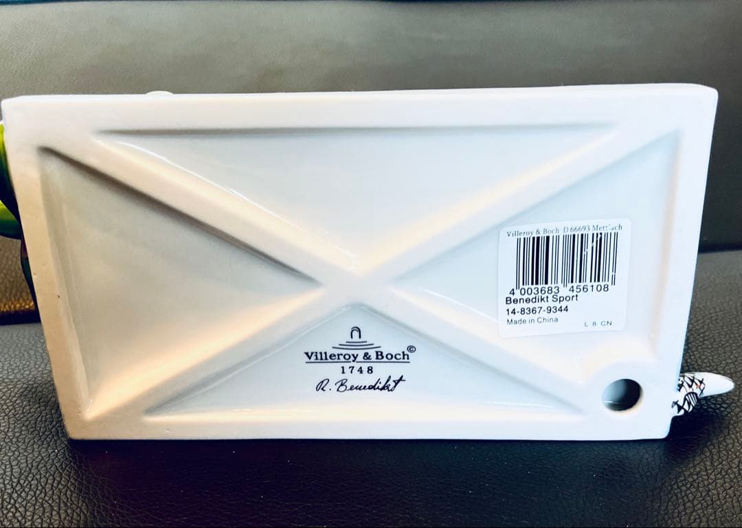 【美品】ビレロイ&ボッホ　ベネディクト　Benedikt Sport　置物　陶器