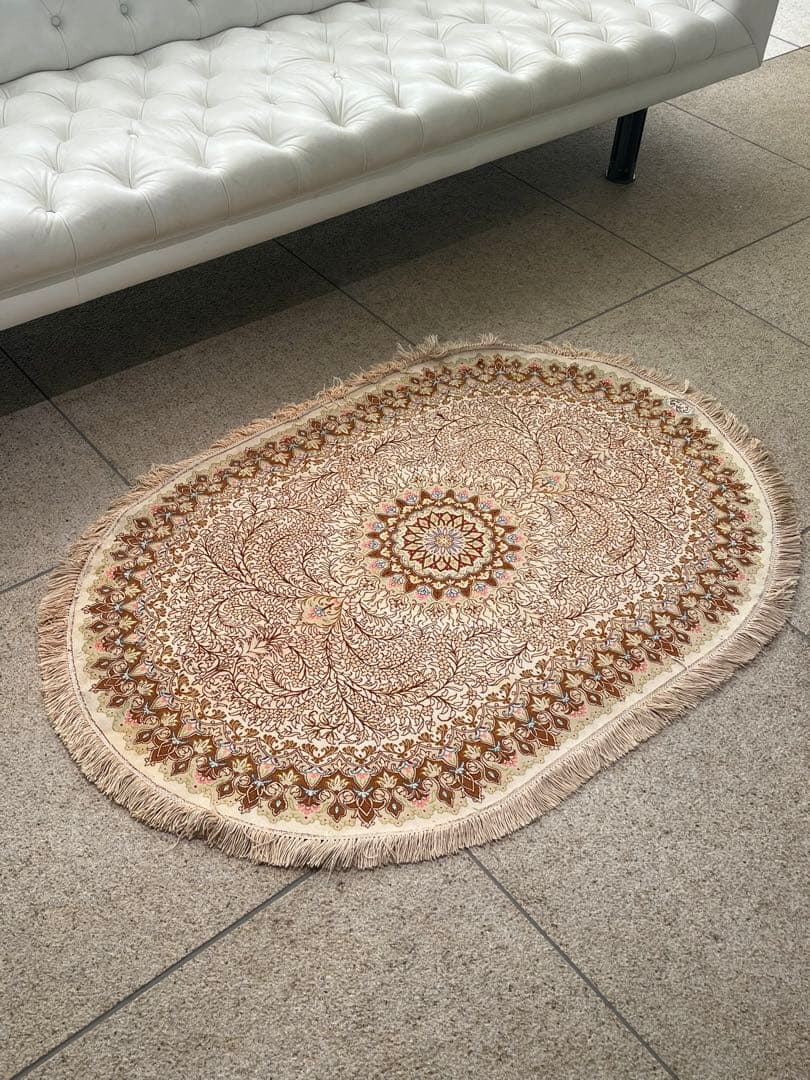 ビンテージラグ　楕円形