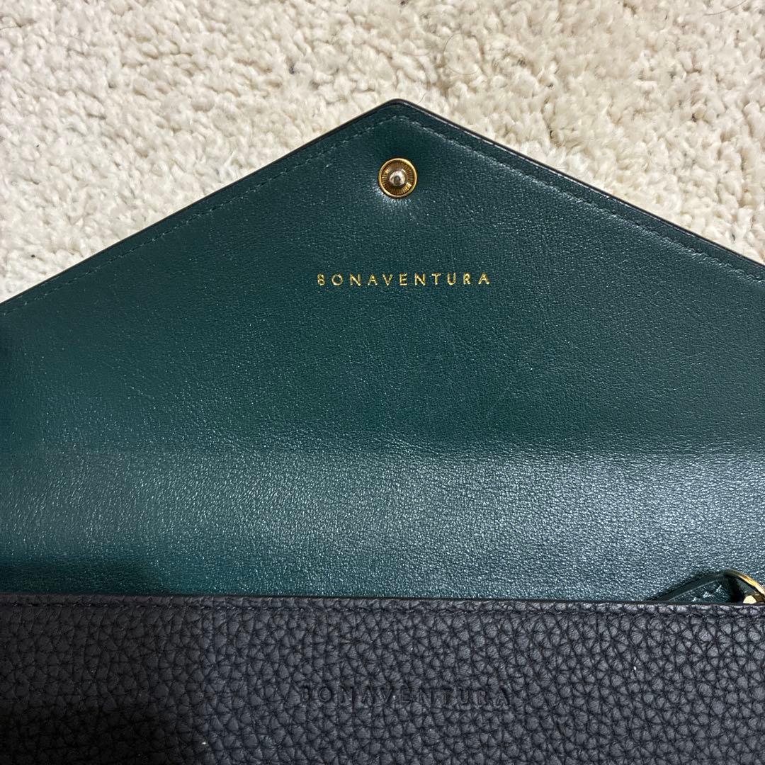 ボナベンチュラ 長財布　エンベロープ　黒