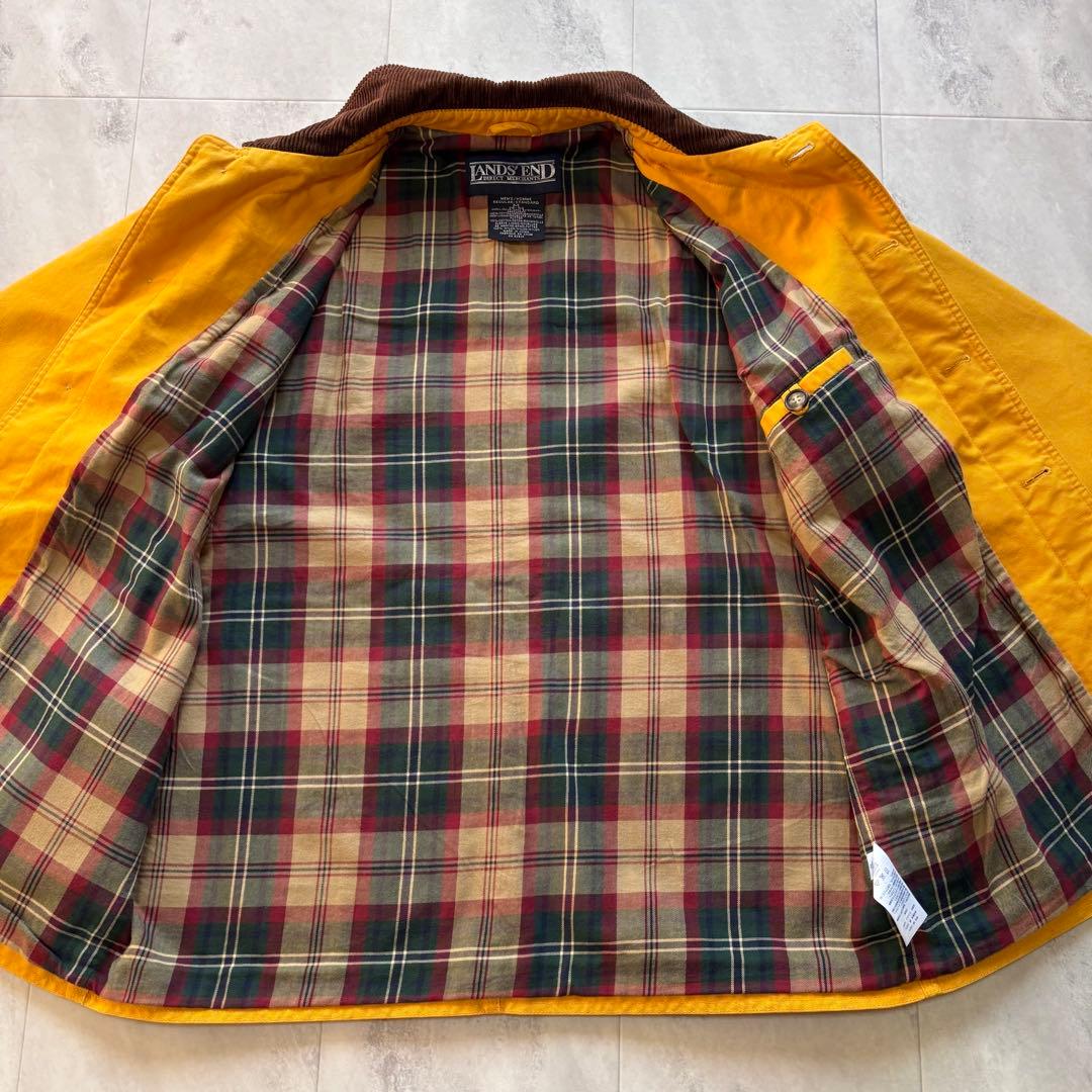 【レアカラー】ランズエンド ダックハンティングジャケット コーデュロイ イエロー