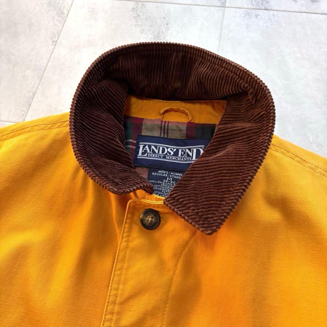 【レアカラー】ランズエンド ダックハンティングジャケット コーデュロイ イエロー