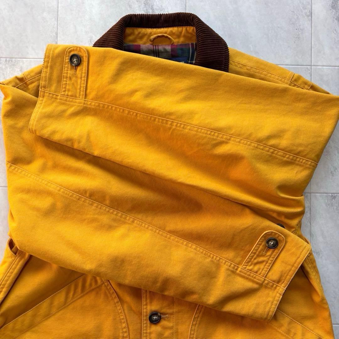 【レアカラー】ランズエンド ダックハンティングジャケット コーデュロイ イエロー