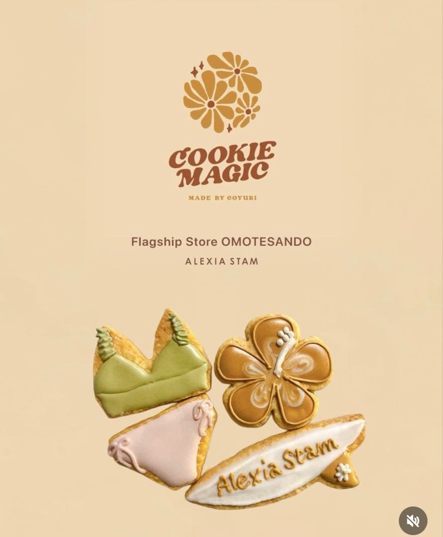 ALEXIA STAM コラボクッキー缶