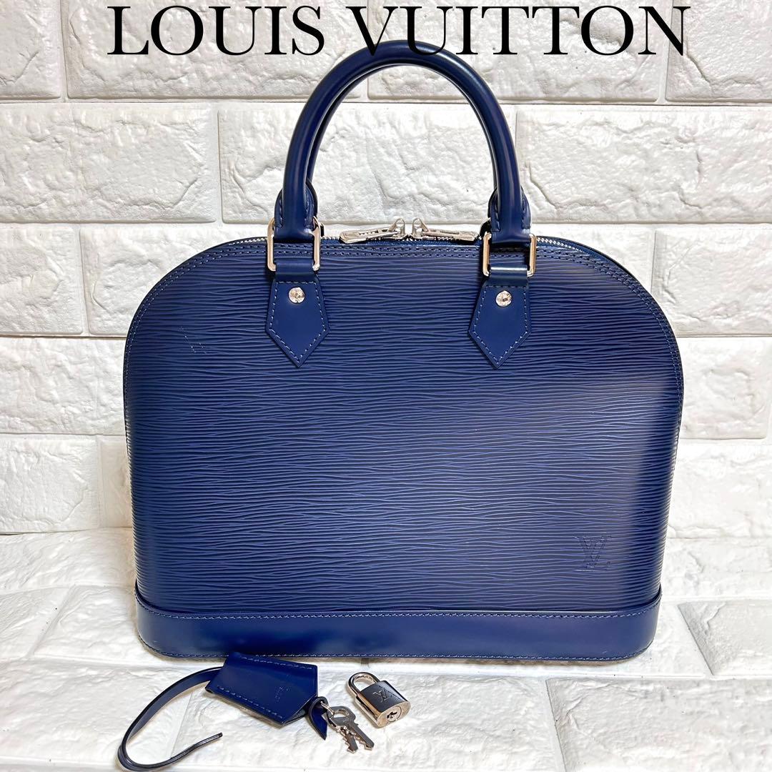 【美品】LOUIS VUITTON エピ　アルマ　ハンドバッグ　南京錠　鍵付き