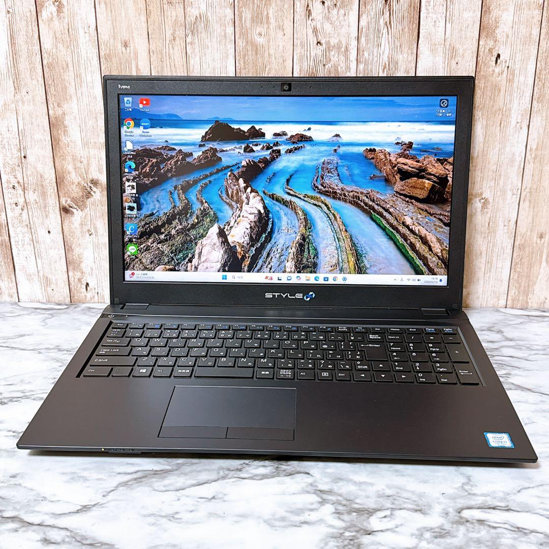 美品✨すぐ使えるパソコンPC 高性能i7/爆速SSD＆メモリ8GB✨カメラ付き