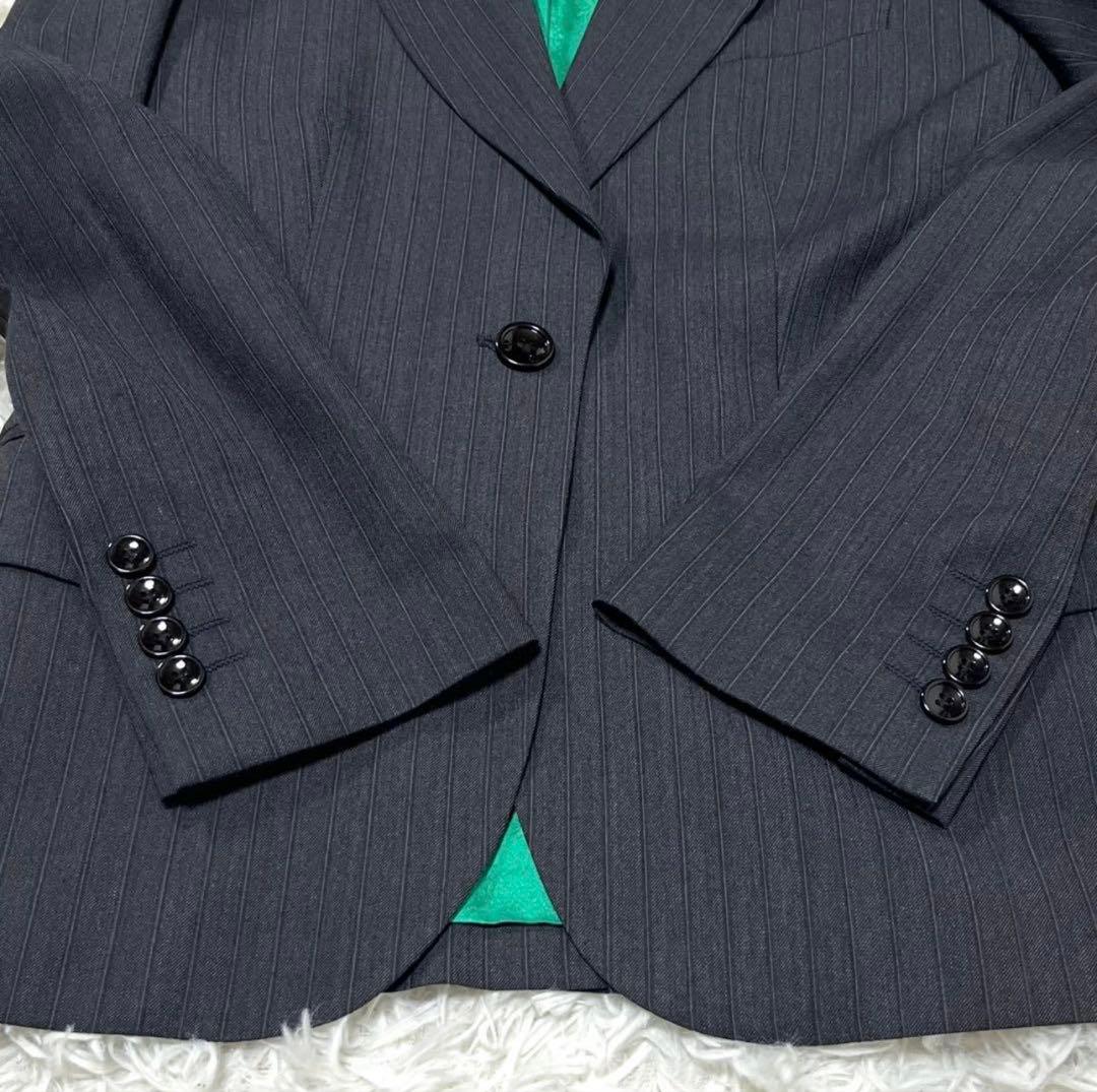 D&G ドルガバ テーラードジャケット ストライプ ロゴ 総柄 40 L レア