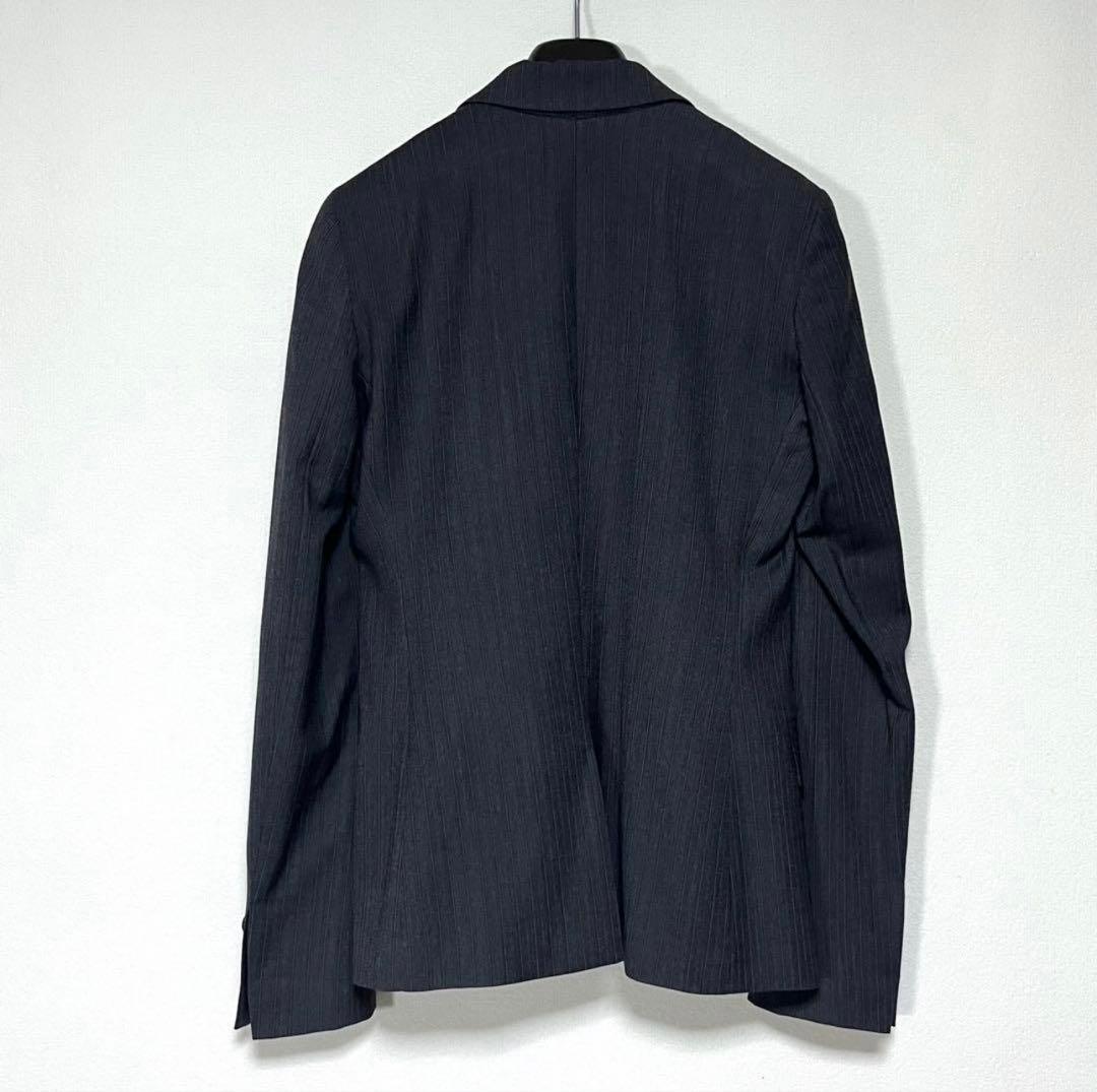 D&G ドルガバ テーラードジャケット ストライプ ロゴ 総柄 40 L レア