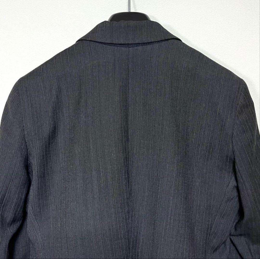 D&G ドルガバ テーラードジャケット ストライプ ロゴ 総柄 40 L レア