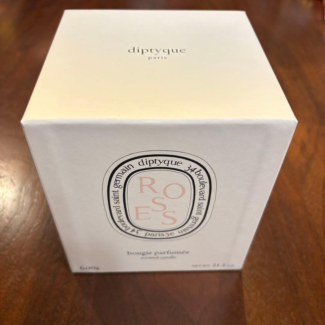 Bella 　diptyque ROSEキャンドル 600gラージサイズ
