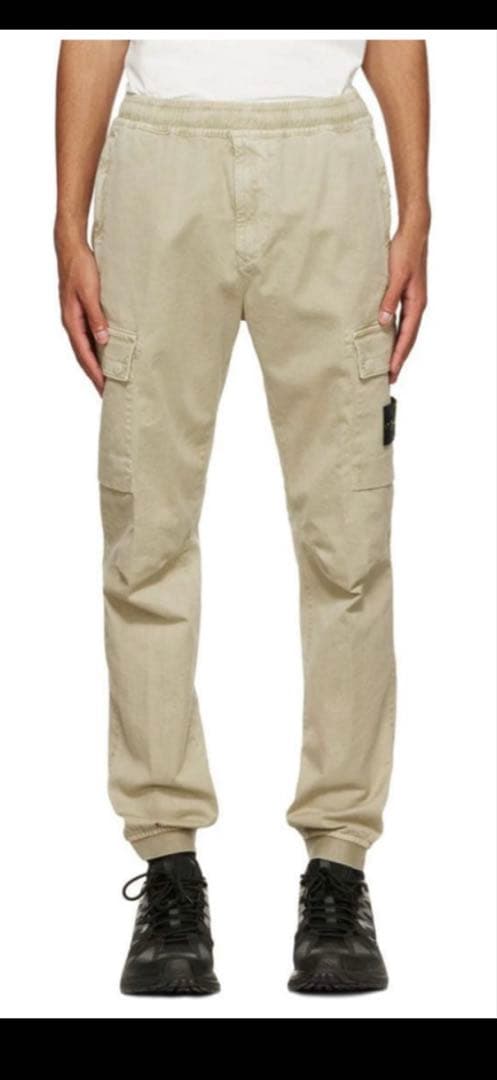 g*n様 ストーンアイランド ベージュカーゴパンツ