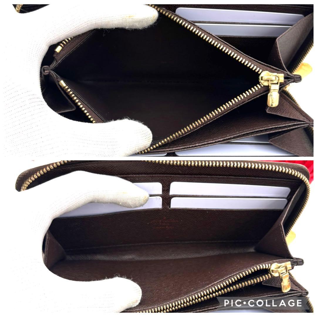 【極美品】 ルイヴィトン ダミエ ジッピーウォレット 長財布 ラウンドファスナー