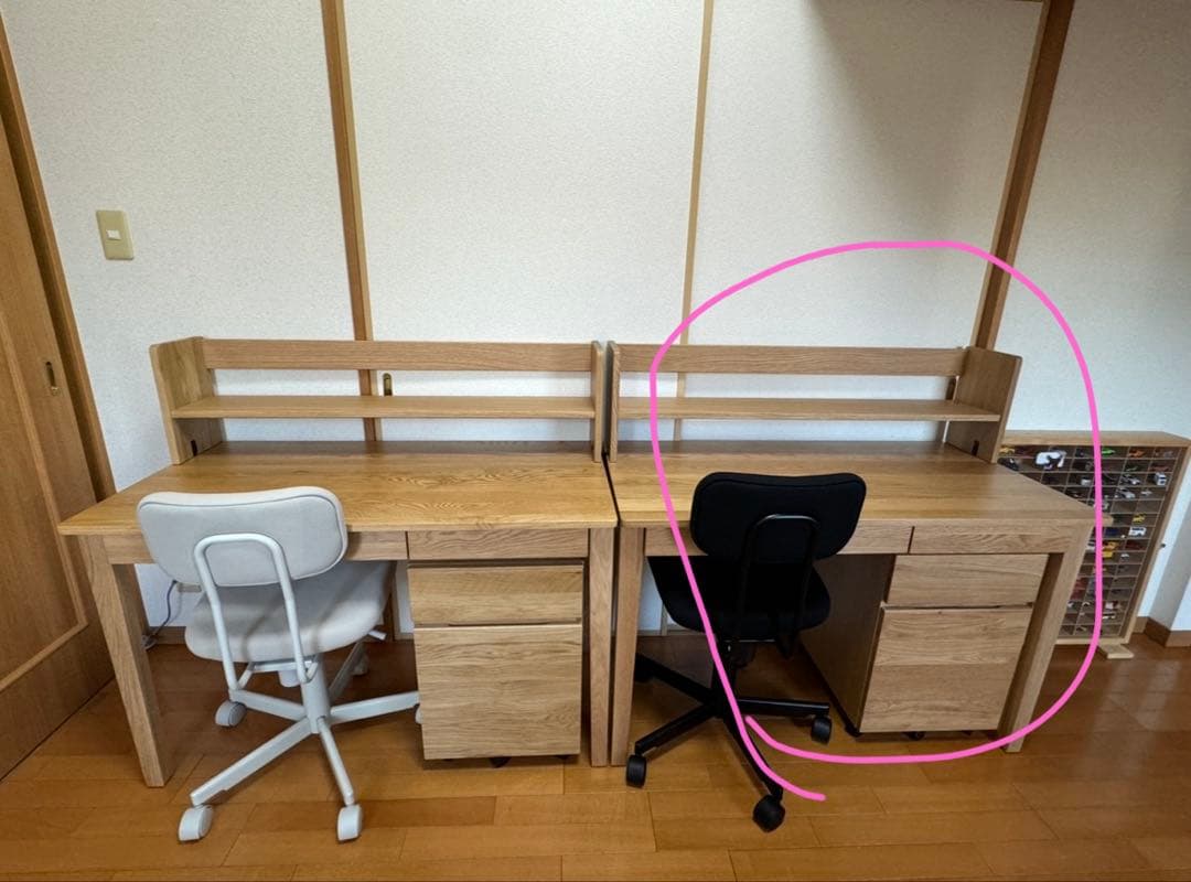 muji 木製デスク　キャビネット　上置きセット　美品です！！早い者勝ち